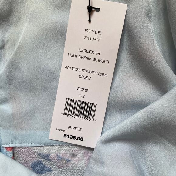 NEW French Connection Armoise Floral Cami Dress Size 12 Bright Twee - Picture 9 of 9